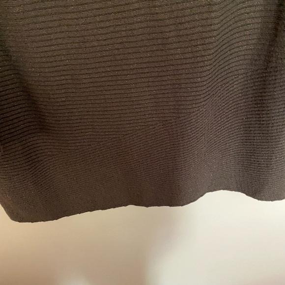 Alfani Shimmery Cowl Neck, Long Sleeve Tunic, Pullover Sweater, Size: L - Picture 5 of 9